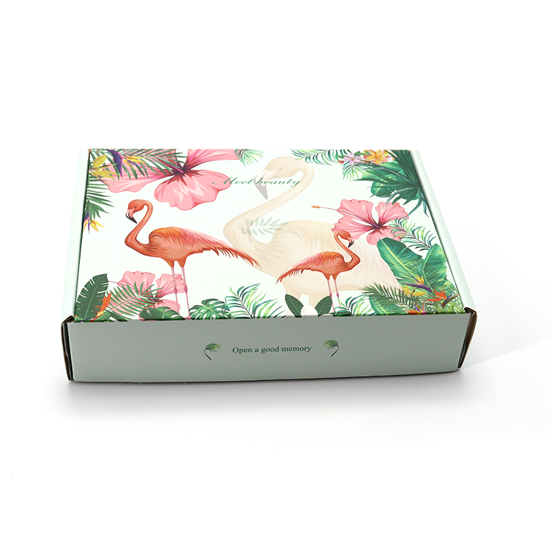 Υψηλής ποιότητας χαμηλής ποιότητας MOQ πράσινο χρώμα μαλλιών χαρτί συσκευασίας κυματοειδές κουτί για δώρο