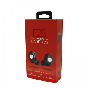 Κουτί κουτί από χαρτόνι Εκτύπωση χρυσού Floil Flap κουτί συσκευασίας ακουστικών για συσκευασία ηλεκτρονικών υπολογιστών καταναλωτή