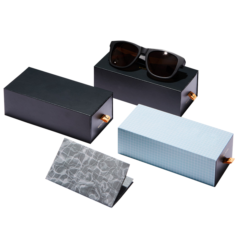 Υψηλής ποιότητας ορθογώνιο προσαρμογή εκτύπωσης λογότυπο λογότυπο γυαλιά ηλίου συσκευασία χαρτονιού δώρου κουτί χονδρικής γυαλιά ηλίου στυλ συρτάρι στυλ