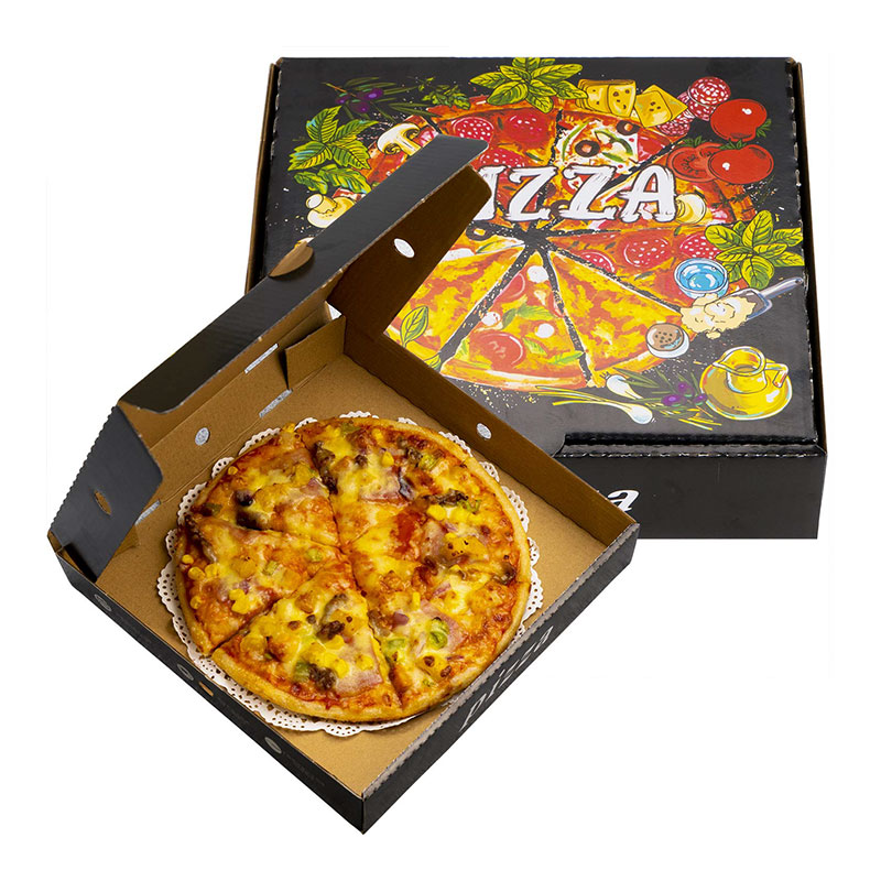 Φτηνές έθιμο λογότυπο εκτύπωσης χαρτί κουτί πίτσας